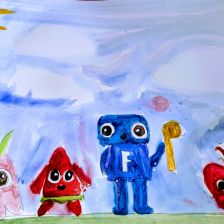 Ксения Вячеславовна Ивановна в конкурсе «Подвиги рыцаря Фторида в борьбе с кариесом»