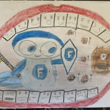 Александр Вадимович Гуцу в конкурсе «Подвиги рыцаря Фторида в борьбе с кариесом»