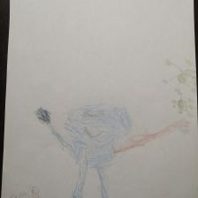 Артём в конкурсе «Подвиги рыцаря Фторида в борьбе с кариесом»