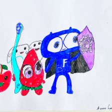 Алиса Александровна Смирнова в конкурсе «Подвиги рыцаря Фторида в борьбе с кариесом»