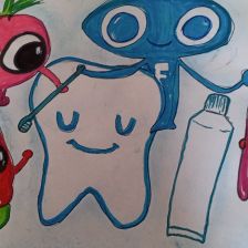 Александра Павловна Елпашева в конкурсе «Подвиги рыцаря Фторида в борьбе с кариесом»