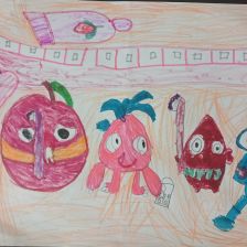 Ксения Витальевна Омельченко в конкурсе «Подвиги рыцаря Фторида в борьбе с кариесом»