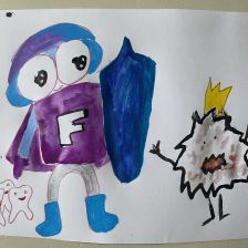 Саша Федорок в конкурсе «Подвиги рыцаря Фторида в борьбе с кариесом»