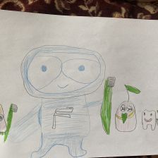 Варвара Дмитриевна Рябчинская в конкурсе «Подвиги рыцаря Фторида в борьбе с кариесом»