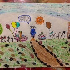 Асия Гулямова в конкурсе «Подвиги рыцаря Фторида в борьбе с кариесом»