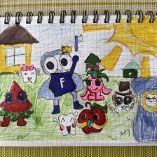 София Дмитриевна Пузикова в конкурсе «Подвиги рыцаря Фторида в борьбе с кариесом»