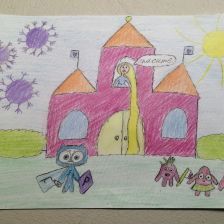 Полина Андреевна Федорова в конкурсе «Подвиги рыцаря Фторида в борьбе с кариесом»