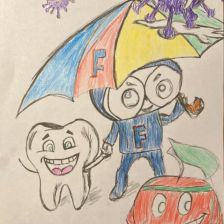 Мирослав Уланов в конкурсе «Подвиги рыцаря Фторида в борьбе с кариесом»