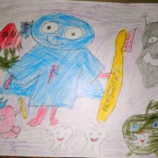 Миша Дмитриевич Куликов в конкурсе «Подвиги рыцаря Фторида в борьбе с кариесом»