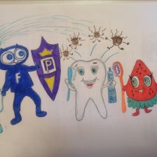 Регина Сергеевна Тюрина в конкурсе «Подвиги рыцаря Фторида в борьбе с кариесом»