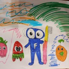 Екатерина в конкурсе «Подвиги рыцаря Фторида в борьбе с кариесом»