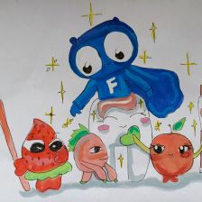 Мария Владимировна Лабушкина в конкурсе «Подвиги рыцаря Фторида в борьбе с кариесом»