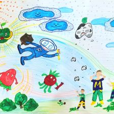 Егор Алексеевич Архипов в конкурсе «Подвиги рыцаря Фторида в борьбе с кариесом»