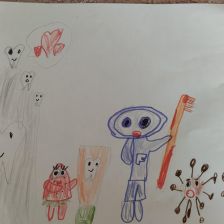 Екатерина Евгеньевна Курочкина в конкурсе «Подвиги рыцаря Фторида в борьбе с кариесом»