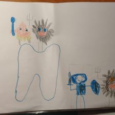 Миша Заец в конкурсе «Подвиги рыцаря Фторида в борьбе с кариесом»