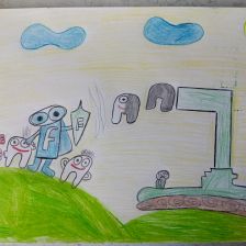 Саша Витальевна Козлова в конкурсе «Подвиги рыцаря Фторида в борьбе с кариесом»