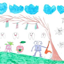 Ксения Андреевна Канатьева в конкурсе «Подвиги рыцаря Фторида в борьбе с кариесом»