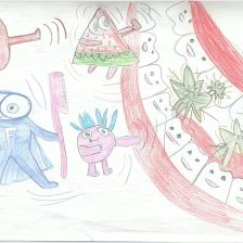 Оливия Романовна Решетникова в конкурсе «Подвиги рыцаря Фторида в борьбе с кариесом»