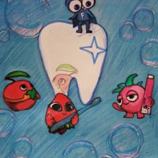 Дима Евгеньевич Ситников в конкурсе «Подвиги рыцаря Фторида в борьбе с кариесом»