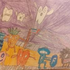 Варя Малоземова в конкурсе «Подвиги рыцаря Фторида в борьбе с кариесом»