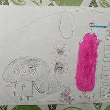 Вероника Полякова в конкурсе «Подвиги рыцаря Фторида в борьбе с кариесом»