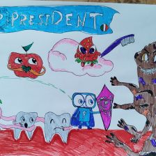 Назар Сергеевич Коннов в конкурсе «Подвиги рыцаря Фторида в борьбе с кариесом»