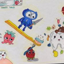 Ирина Васильевна Шилова в конкурсе «Подвиги рыцаря Фторида в борьбе с кариесом»