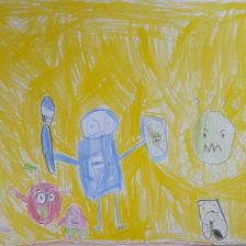 Матаей в конкурсе «Подвиги рыцаря Фторида в борьбе с кариесом»