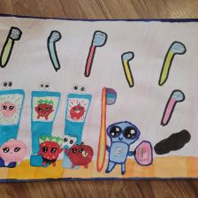 Анна Александровна Михеева в конкурсе «Подвиги рыцаря Фторида в борьбе с кариесом»