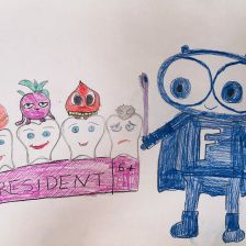 Павел Денисович Снигирев в конкурсе «Подвиги рыцаря Фторида в борьбе с кариесом»