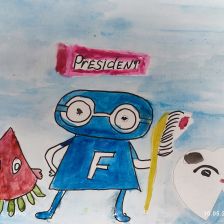 Дарья Медведева в конкурсе «Подвиги рыцаря Фторида в борьбе с кариесом»