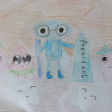 София Андреевна Мельникова в конкурсе «Подвиги рыцаря Фторида в борьбе с кариесом»