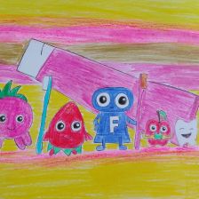 Ульяна Романовна Казарина в конкурсе «Подвиги рыцаря Фторида в борьбе с кариесом»