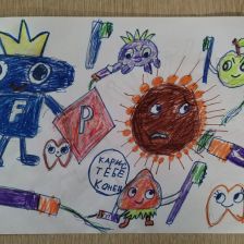 Святослав Полянский в конкурсе «Подвиги рыцаря Фторида в борьбе с кариесом»