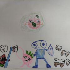 Вероника Вадимовна Каретникова в конкурсе «Подвиги рыцаря Фторида в борьбе с кариесом»