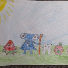 Анастасия Андреевна Ларионова в конкурсе «Подвиги рыцаря Фторида в борьбе с кариесом»