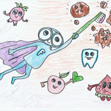 Радион Павлович Пухарев в конкурсе «Подвиги рыцаря Фторида в борьбе с кариесом»