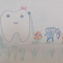 Варвара Волкова Максимовна в конкурсе «Подвиги рыцаря Фторида в борьбе с кариесом»