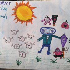 Елизавета Марина Соколова в конкурсе «Подвиги рыцаря Фторида в борьбе с кариесом»