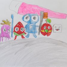 Илья Курушин в конкурсе «Подвиги рыцаря Фторида в борьбе с кариесом»