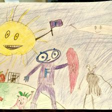 Ням-няшка в конкурсе «Подвиги рыцаря Фторида в борьбе с кариесом»