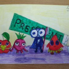 Лея Владиславовна Нефёдова в конкурсе «Подвиги рыцаря Фторида в борьбе с кариесом»