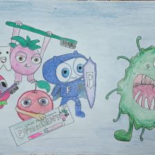 Матвей Иванович Новобранцев в конкурсе «Подвиги рыцаря Фторида в борьбе с кариесом»