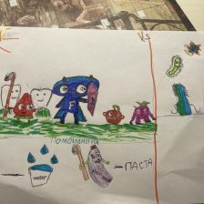 Полина Николаевна Жданова в конкурсе «Подвиги рыцаря Фторида в борьбе с кариесом»