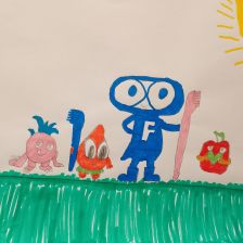 Егор Антонович Ильин в конкурсе «Подвиги рыцаря Фторида в борьбе с кариесом»