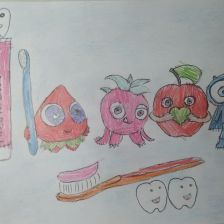 Елизавета Сергеевна Дружинина в конкурсе «Подвиги рыцаря Фторида в борьбе с кариесом»