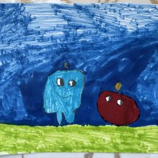 Лева Лиханов в конкурсе «Подвиги рыцаря Фторида в борьбе с кариесом»