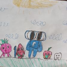 Арина Алексеевна Файт в конкурсе «Подвиги рыцаря Фторида в борьбе с кариесом»