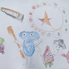 Миша Миллер в конкурсе «Подвиги рыцаря Фторида в борьбе с кариесом»