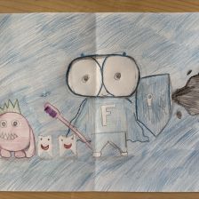 Полина Андреевна Волкова в конкурсе «Подвиги рыцаря Фторида в борьбе с кариесом»